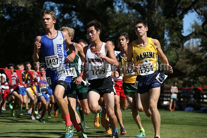 2013SIXCHS-067.JPG - 2013 Stanford Cross Country Invitational, September 28, Stanford Golf Course, Stanford, California.